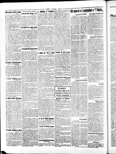 L'Unità : quotidiano degli operai e dei contadini